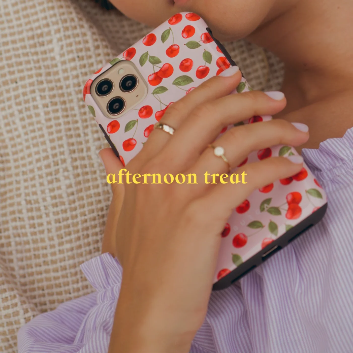 Afternoon Treat - Cherry iPhone 17e Case - Image 5