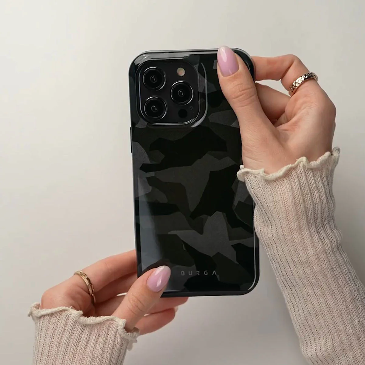 Night Black Camouflage - iPhone 17e Case - Image 5