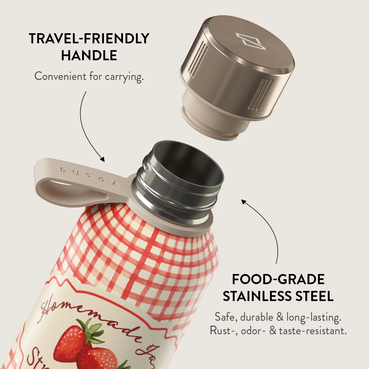 Grandma's Jam - Water Bottle - Image 4