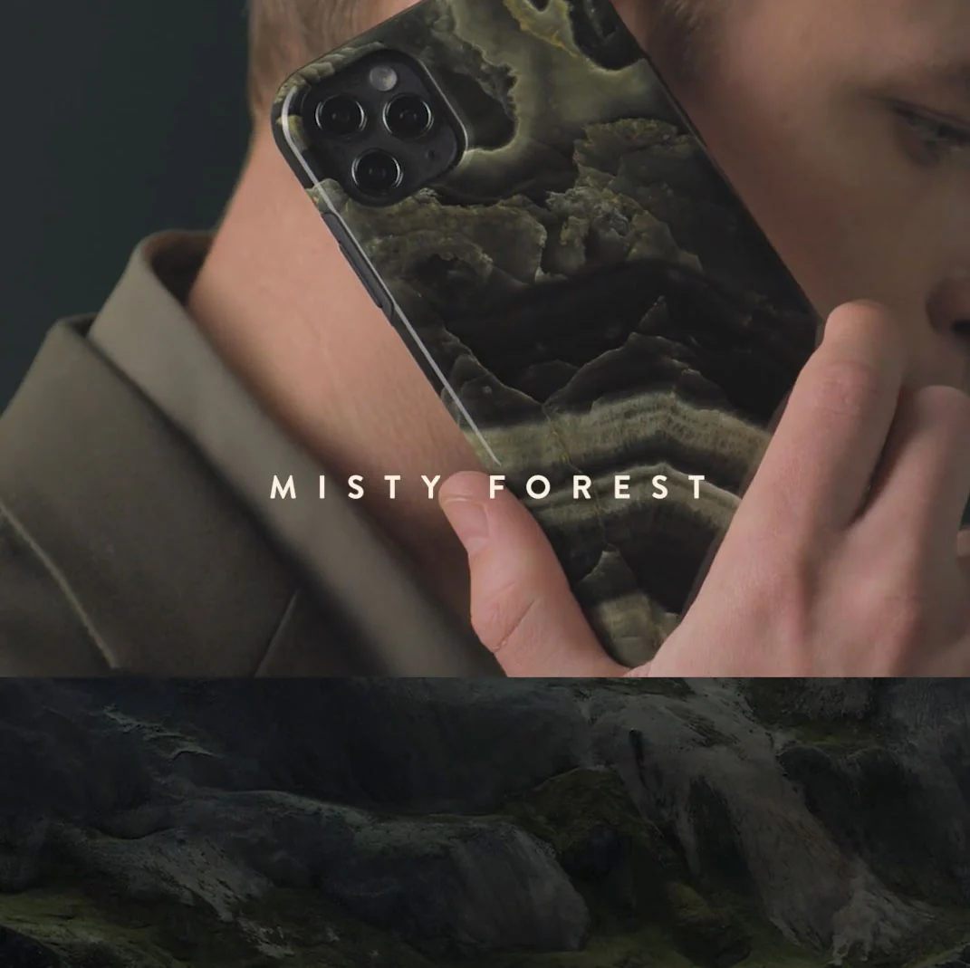 Misty Forest - Green Marble iPhone 17e Case - Image 5