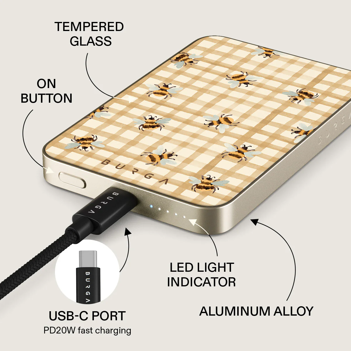 Honeycomb - Magnetic Power Bank - Image 10