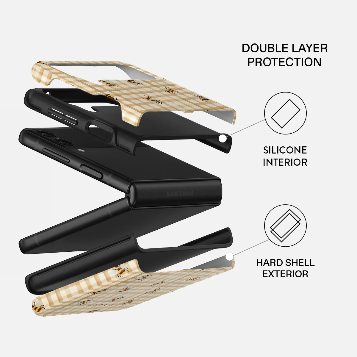Honeycomb - Samsung Galaxy Z Flip 3 Case - Image 2