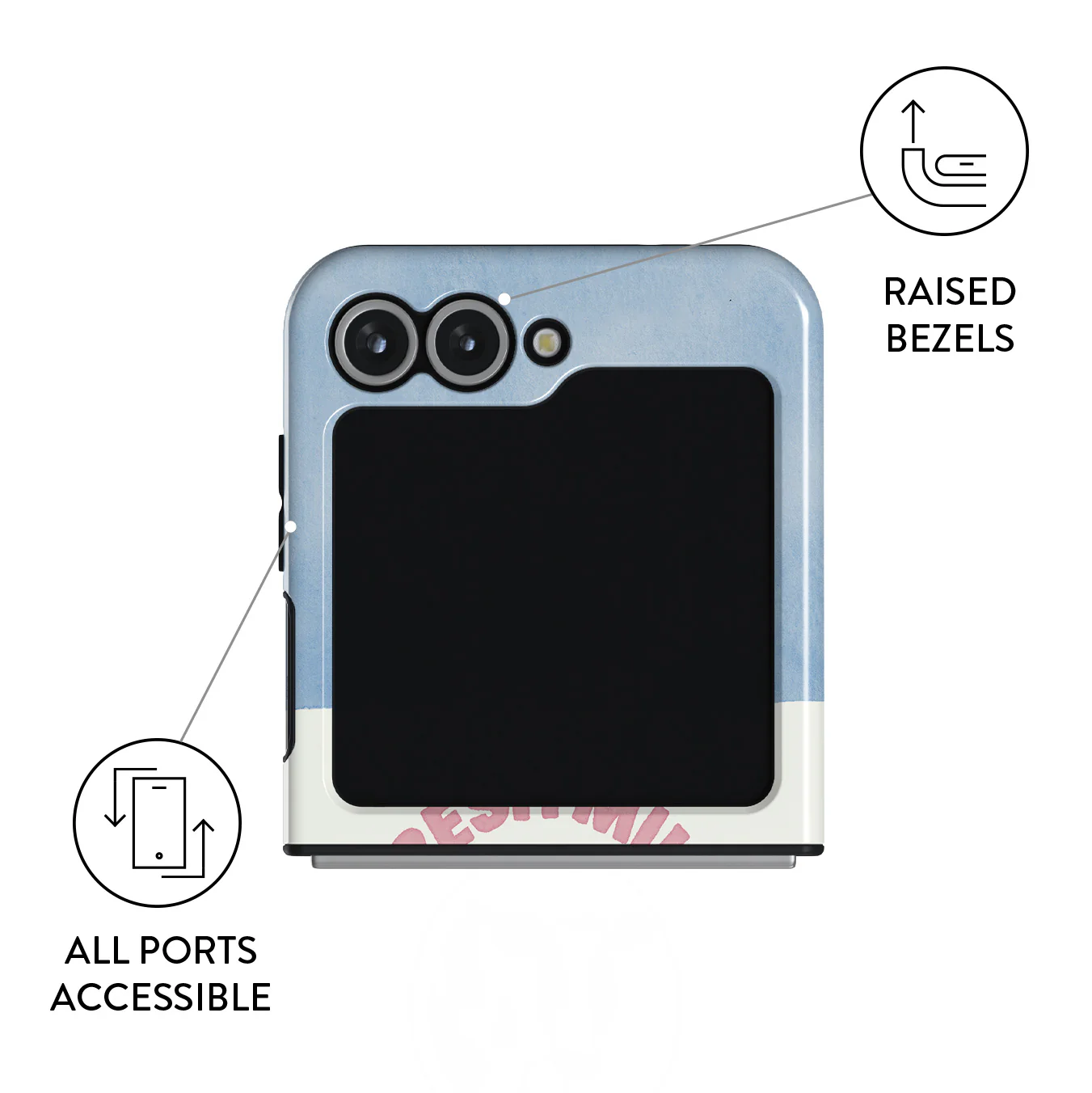 Milkshake - Samsung Galaxy Z Flip 7 FE Case - Image 3