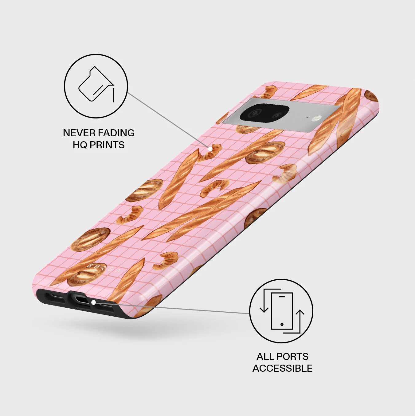 No Crumbs - Google Pixel 7a Case - Image 3