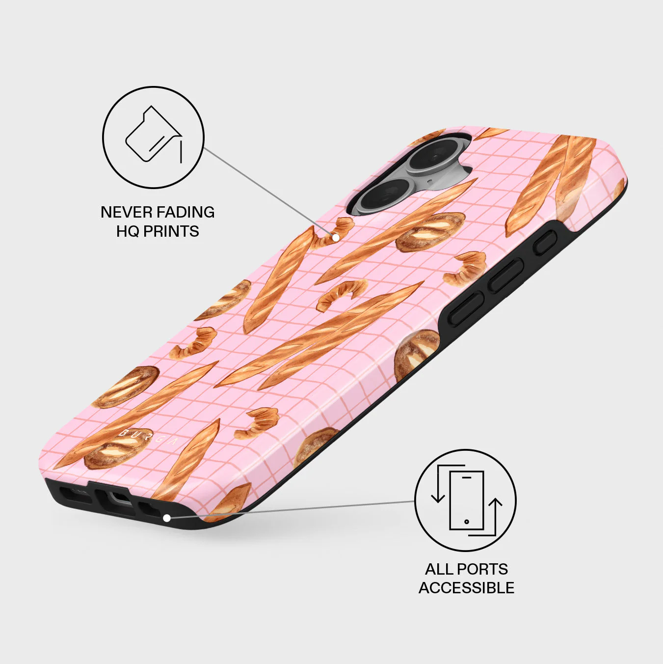 No Crumbs - iPhone 16 Case - Image 3