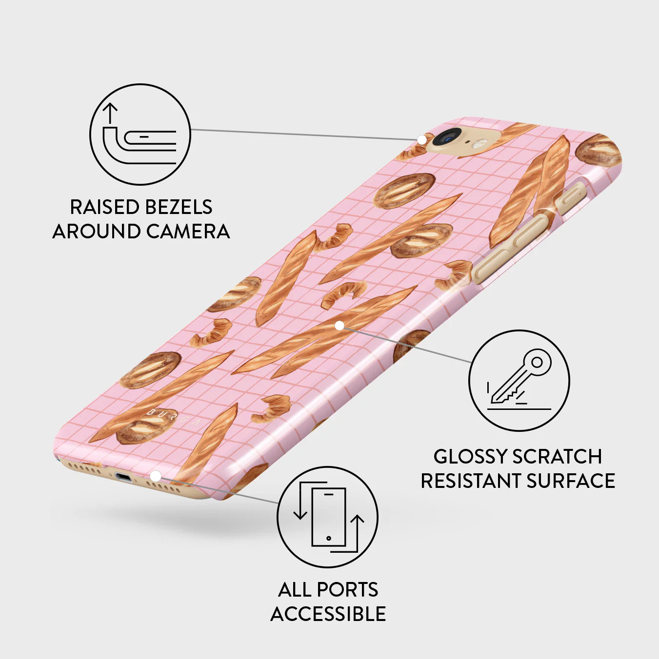 No Crumbs - iPhone 7 / iPhone 8 Case - Image 3