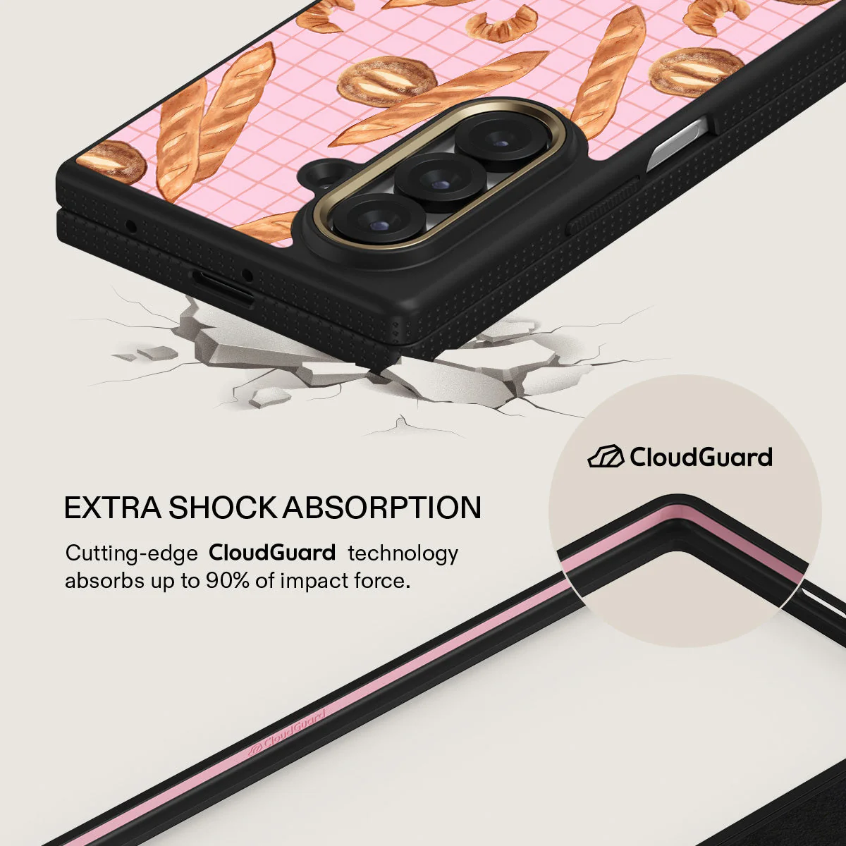 No Crumbs - Samsung Galaxy Z Fold 7 Case - Image 3