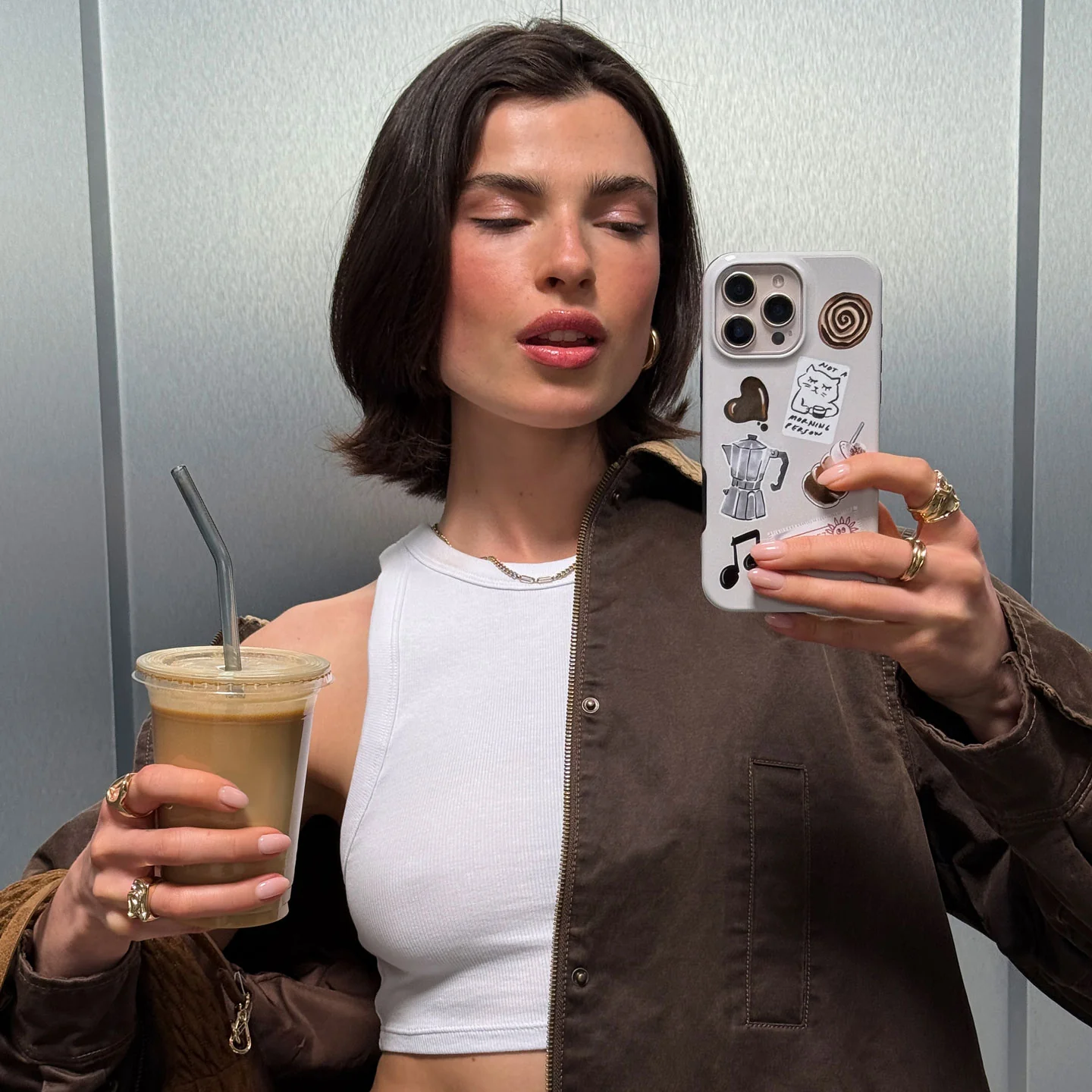 Oat Milk Please - iPhone 17e Case - Image 6
