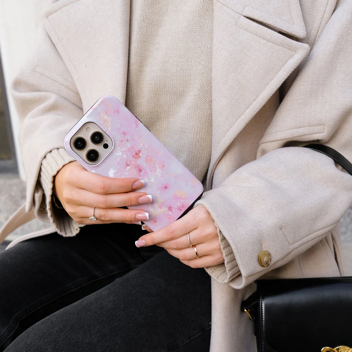 Golden Coral - Pink iPhone 17e Case - Image 7