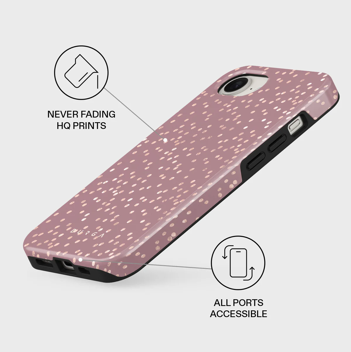 Hot Cocoa - Spotted iPhone 17e Case - Image 3