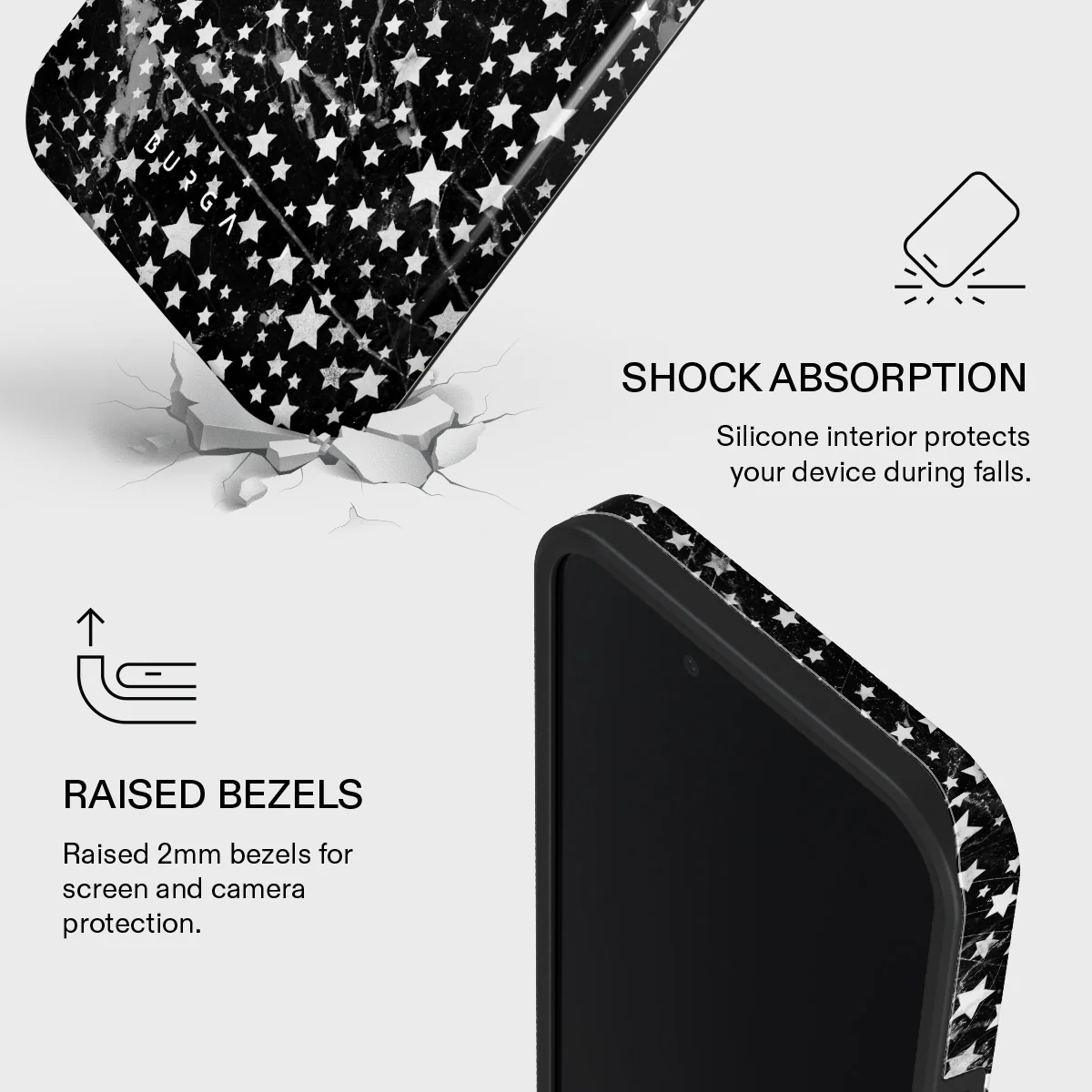 Starry Night - Stars iPhone 17e Case - Image 4