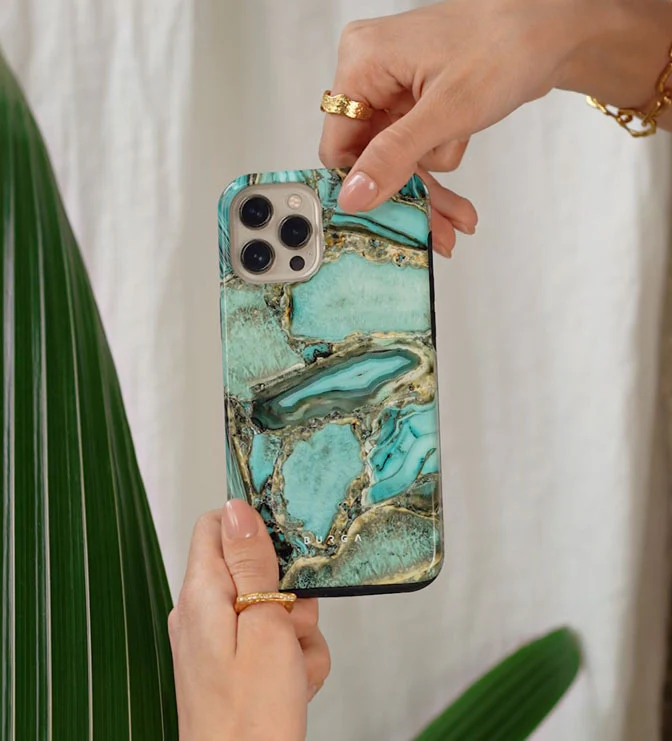 Ubud Jungle - Turquoise iPhone 17e Case - Image 5